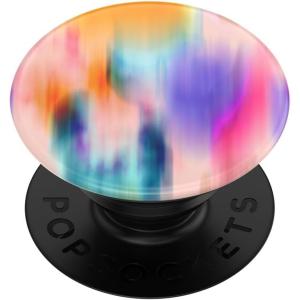 PopSockets Phone Grip for MagSafe with Kickstand, Magnetic Stand, Swappable Top, Secure Hold for iPhone MagSafe Cases, Phone & Tablet Grip, Cute PopSockets – Rainbow Glass(Aurora Haze)