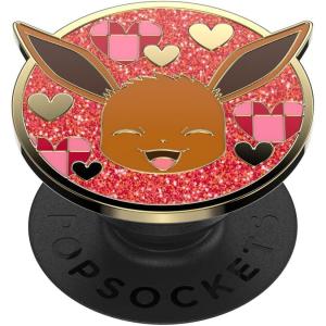 PopSockets Phone Grip for MagSafe with Kickstand, Magnetic Stand, Swappable Top, Secure Hold for iPhone MagSafe Cases, Phone & Tablet Grip, Cute PopSockets, Pokemon Fairy – Enamel Sakura Dreams(Eevee XOXO)