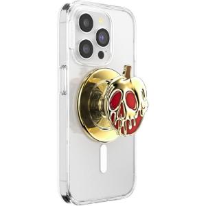 PopSockets Phone Grip for MagSafe with Kickstand, Magnetic Stand, Swappable Top, Secure Hold for iPhone MagSafe Cases, Phone & Tablet Grip, Disney – PopOut Latte Mickey(Poison Apple)