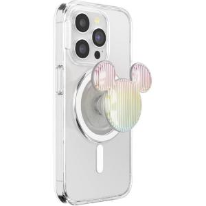 PopSockets Phone Grip for MagSafe with Kickstand, Magnetic Stand, Swappable Top, Secure Hold for iPhone MagSafe Cases, Phone & Tablet Grip, Disney – PopOut Latte Mickey(Sherbert Mickey)