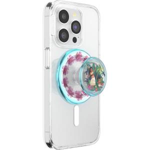 PopSockets Phone Grip for MagSafe with Kickstand, Magnetic Stand, Swappable Top, Secure Hold for iPhone MagSafe Cases, Phone & Tablet Grip, Disney – PopOut Latte Mickey(Ocean Sisters)
