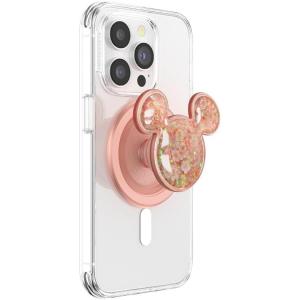 PopSockets Phone Grip for MagSafe with Kickstand, Magnetic Stand, Swappable Top, Secure Hold for iPhone MagSafe Cases, Phone & Tablet Grip, Disney – PopOut Latte Mickey(Mickey Tidepool)