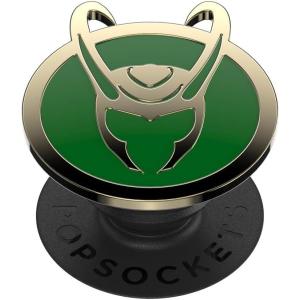 PopSockets Phone Grip for MagSafe with Kickstand, Magnetic Stand, Swappable Top, Secure Hold for iPhone MagSafe Cases, Phone & Tablet Grip, Marvel – Enamel Captain America Comic Book(Loki Enamel)