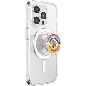 PopSockets Phone Grip for MagSafe with Kickstand, Magnetic Stand, Swappable Top, Secure Hold for iPhone MagSafe Cases, Phone & Tablet Grip, Marvel – Enamel Captain America Comic Book(Chimichangas)