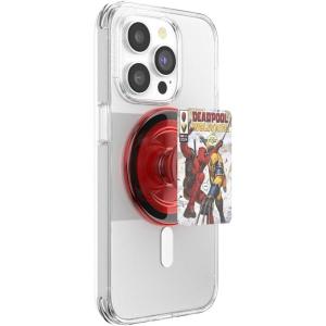 PopSockets Phone Grip for MagSafe with Kickstand, Magnetic Stand, Swappable Top, Secure Hold for iPhone MagSafe Cases, Phone & Tablet Grip, Marvel – Enamel Captain America Comic Book(DP & Wolv Comic Cover)