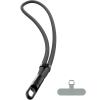 takyu Phone Lanyard, Phone Wrist Strap Chain, Wristlet Keychain Charms Strap for Case Keys Women Men Compatible with iPhone(Dark Gray)