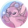 PopSockets Phone Grip for MagSafe with Kickstand, Magnetic Stand, Swappable Top, Secure Hold for iPhone MagSafe Cases, Phone & Tablet Grip, Disney – PopOut Dreamy Stitch(Angel Kisses)