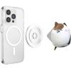 PopSockets Phone Grip for MagSafe with Kickstand, Magnetic Stand, Swappable Top, Secure Hold for iPhone MagSafe Cases, Phone & Tablet Grip, Squishmallows – Patty(Cam)