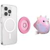 PopSockets Phone Grip for MagSafe with Kickstand, Magnetic Stand, Swappable Top, Secure Hold for iPhone MagSafe Cases, Phone & Tablet Grip, Squishmallows – Patty(Patty)