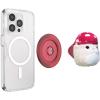 PopSockets Phone Grip for MagSafe with Kickstand, Magnetic Stand, Swappable Top, Secure Hold for iPhone MagSafe Cases, Phone & Tablet Grip, Squishmallows – Patty(Malcolm)