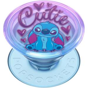 PopSockets Phone Grip for MagSafe with Kickstand, Magnetic Stand, Swappable Top, Secure Hold for iPhone MagSafe Cases, Phone & Tablet Grip, Disney – PopOut Dreamy Stitch(Cutie Stitch)