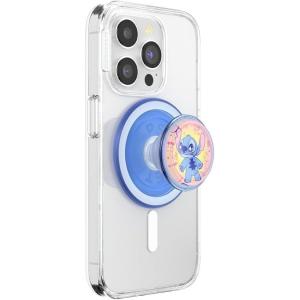 PopSockets Phone Grip for MagSafe with Kickstand, Magnetic Stand, Swappable Top, Secure Hold for iPhone MagSafe Cases, Phone & Tablet Grip, Disney – PopOut Dreamy Stitch(Disney Classics – Jelly Star Stitch)