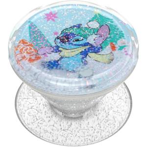 PopSockets Phone Grip for MagSafe with Kickstand, Magnetic Stand, Swappable Top, Secure Hold for iPhone MagSafe Cases, Phone & Tablet Grip, Disney – PopOut Dreamy Stitch(Snowglobe sitch)