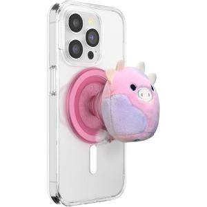 PopSockets Phone Grip for MagSafe with Kickstand, Magnetic Stand, Swappable Top, Secure Hold for iPhone MagSafe Cases, Phone & Tablet Grip, Squishmallows – Patty(Patty)