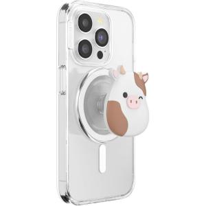 PopSockets Phone Grip for MagSafe with Kickstand, Magnetic Stand, Swappable Top, Secure Hold for iPhone MagSafe Cases, Phone & Tablet Grip, Squishmallows – Patty(Ronnie)