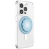 PopSockets Phone Grip for MagSafe with Kickstand, Magnetic Stand, Swappable Top, Secure Hold for iPhone MagSafe Cases, Phone & Tablet Grip – Molded Flower Blue Sigh
