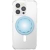 PopSockets Phone Grip for MagSafe with Kickstand, Magnetic Stand, Swappable Top, Secure Hold for iPhone MagSafe Cases, Phone & Tablet Grip – Molded Flower Blue Sigh