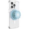 PopSockets Phone Grip for MagSafe with Kickstand, Magnetic Stand, Swappable Top, Secure Hold for iPhone MagSafe Cases, Phone & Tablet Grip – Molded Flower Blue Sigh