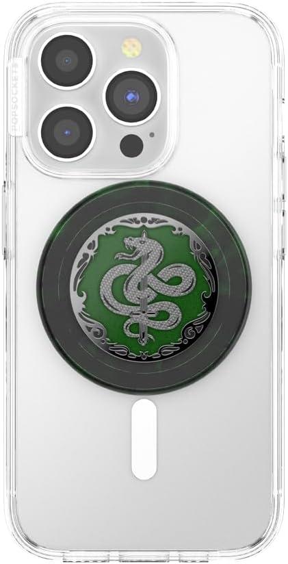 imagePopSockets Phone Grip for MagSafe with Kickstand Magnetic Stand Swappable Top Secure Hold for iPhone MagSafe Cases Phone amp Tablet Grip Harry Potter Dich Diam Master of DeathHorcrux Nagini