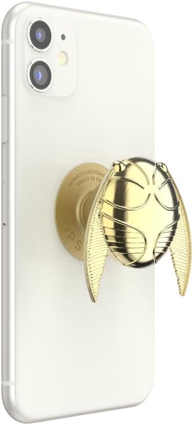 imagePopSockets Phone Grip for MagSafe with Kickstand Magnetic Stand Swappable Top Secure Hold for iPhone MagSafe Cases Phone amp Tablet Grip Harry Potter Dich Diam Master of DeathGolden Snitch