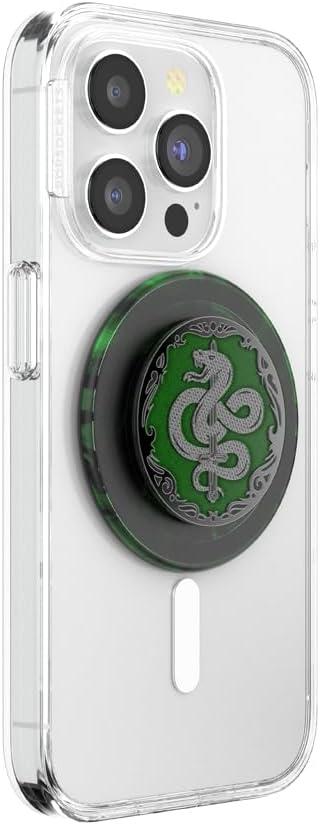 imagePopSockets Phone Grip for MagSafe with Kickstand Magnetic Stand Swappable Top Secure Hold for iPhone MagSafe Cases Phone amp Tablet Grip Harry Potter Dich Diam Master of DeathHorcrux Nagini