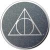 PopSockets Phone Grip for MagSafe with Kickstand, Magnetic Stand, Swappable Top, Secure Hold for iPhone MagSafe Cases, Phone & Tablet Grip, Harry Potter – Dich Diam Master of Death(Hallows Glitter)