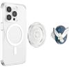 PopSockets Phone Grip for MagSafe with Kickstand, Magnetic Stand, Swappable Top, Secure Hold for iPhone MagSafe Cases, Phone & Tablet Grip, Harry Potter – Dich Diam Master of Death(Enamel Hedwig)