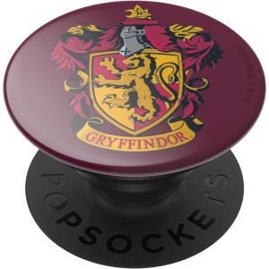 PopSockets Phone Grip for MagSafe with Kickstand, Magnetic Stand, Swappable Top, Secure Hold for iPhone MagSafe Cases, Phone & Tablet Grip, Harry Potter – Dich Diam Master of Death(Gryffindor)