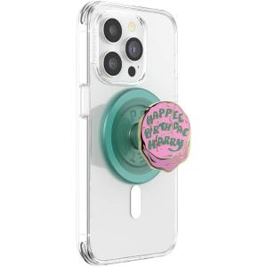 PopSockets Phone Grip for MagSafe with Kickstand, Magnetic Stand, Swappable Top, Secure Hold for iPhone MagSafe Cases, Phone & Tablet Grip, Harry Potter – Dich Diam Master of Death(Enamel Birthday)