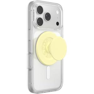 PopSockets Phone Grip for MagSafe, Magnetic Holder, Phone Stand, Yellow – Butter Yellow