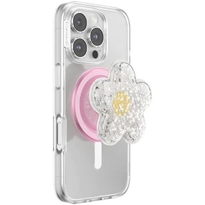PopSockets Phone Grip for MagSafe, Magnetic Holder, Phone Stand, Squishy – Tidepool Squishy Daisy White