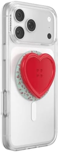 image:imagePopSockets Phone Grip for MagSafe Magnetic Holder Button Heart