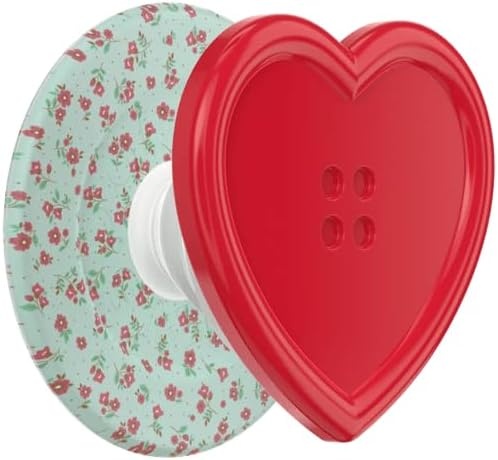 image:imagePopSockets Phone Grip for MagSafe Magnetic Holder Button Heart