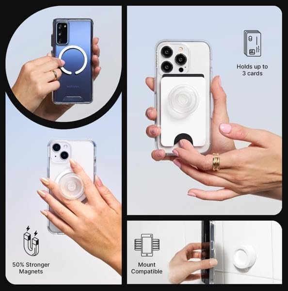 image:imagePopSockets Phone Grip for MagSafe Magnetic Holder GhostieSkelly Chill