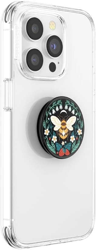 image:imagePopSockets Phone Grip for MagSafe Magnetic Holder MonarchBee Boho