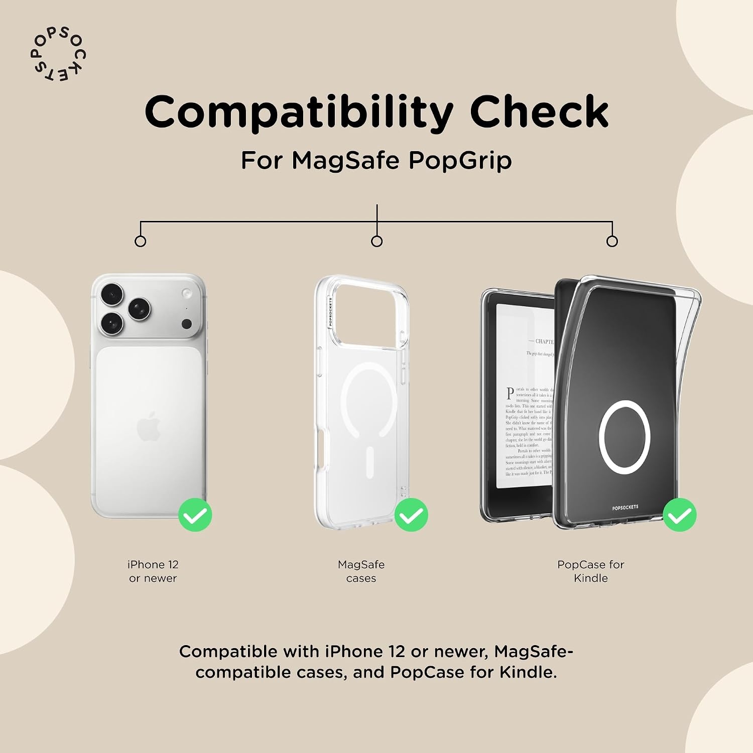 image:imagePopSockets Phone Grip for MagSafe Magnetic Holder MonarchEnamel Butterfly Prisim