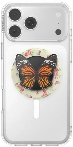 image:imagePopSockets Phone Grip for MagSafe Magnetic Holder MonarchMonarch Butterfly