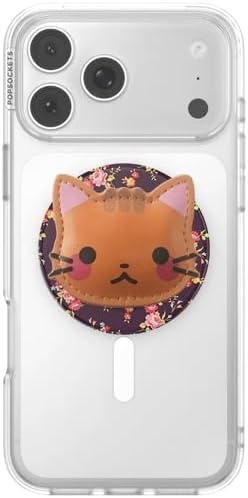 image:imagePopSockets Phone Grip for MagSafe Magnetic Holder Nana CatCowboy Kitty