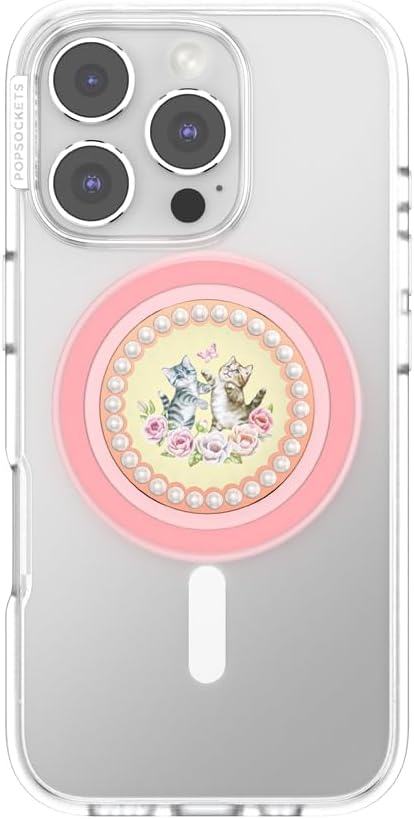 image:imagePopSockets Phone Grip for MagSafe Magnetic Holder Nana CatKitty Cameo