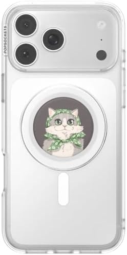 image:imagePopSockets Phone Grip for MagSafe Magnetic Holder Nana CatNana Cat