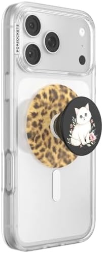 image:imagePopSockets Phone Grip for MagSafe Magnetic Holder Nana CatPretty Kitty