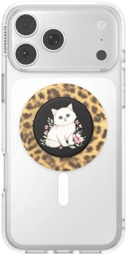 image:imagePopSockets Phone Grip for MagSafe Magnetic Holder Nana CatPretty Kitty