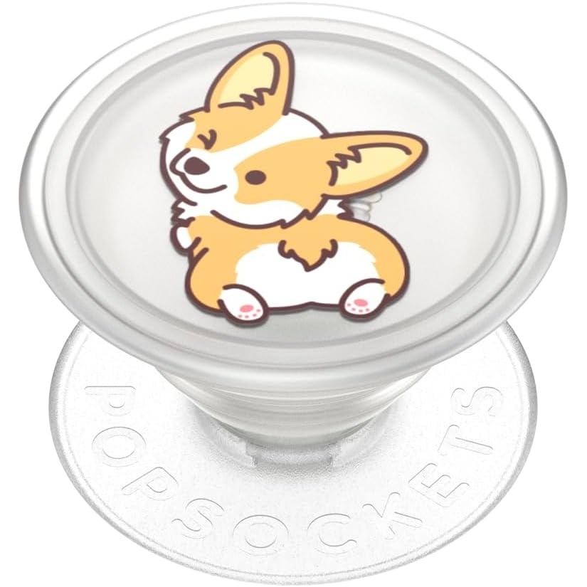 image:imagePopSockets Phone Grip for MagSafe Magnetic Holder JuniperCheeky Corgi Silicone Material