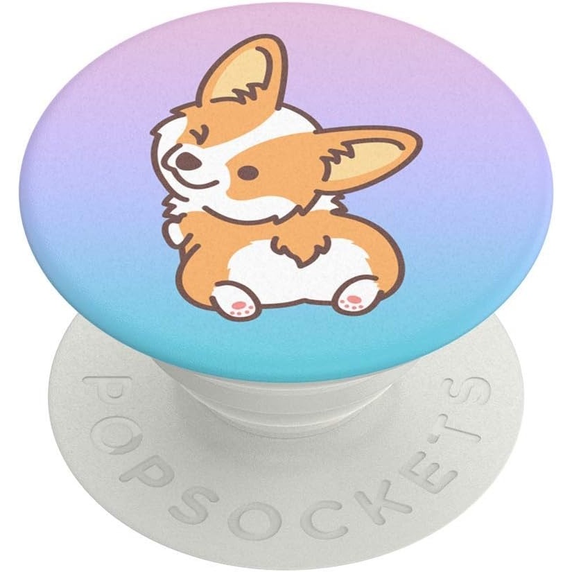 image:imagePopSockets Phone Grip for MagSafe Magnetic Holder JuniperCheeky Corgi