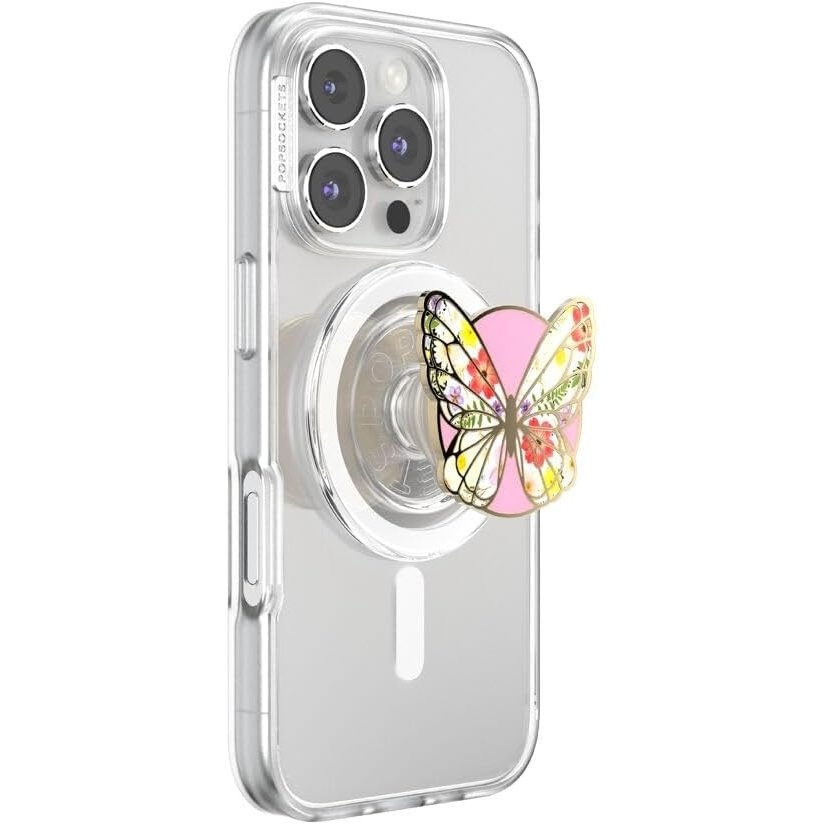 image:imagePopSockets Phone Grip for MagSafe Magnetic Holder MonarchMariposa Bloom