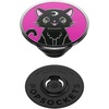 PopSockets Phone Grip for MagSafe, Magnetic Holder- Ghostie(Black Cat Magic)