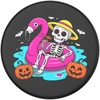 PopSockets Phone Grip for MagSafe, Magnetic Holder- Ghostie(Skelly Chill)