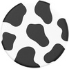 PopSockets Phone Grip for MagSafe, Magnetic Holder- Milk(Cow)