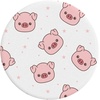PopSockets Phone Grip for MagSafe, Magnetic Holder- Milk(Oinklettes)