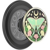 PopSockets Phone Grip for MagSafe, Magnetic Holder- Monarch(Bookish Luna Moth)